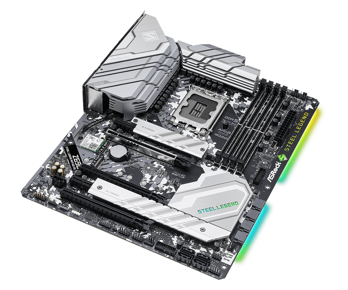 ASROCK Z690 Steel Legend WiFi  - X870E Atx Motherboard 评论和价格