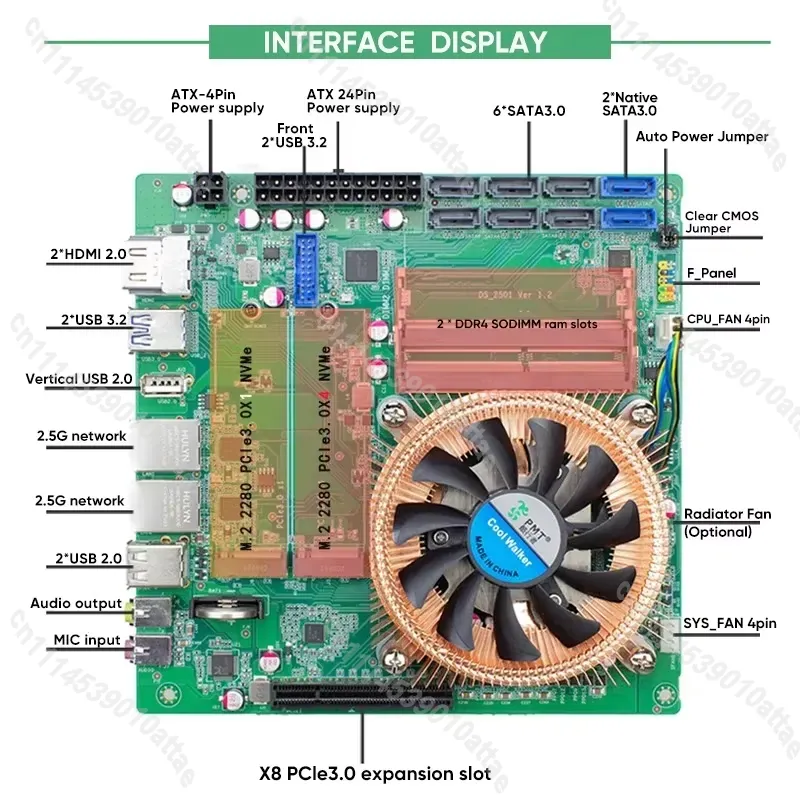 Compatible With Topton AMD Ryz - Mini Itx Dual 2.5G Nas Motherboard 评论和价格