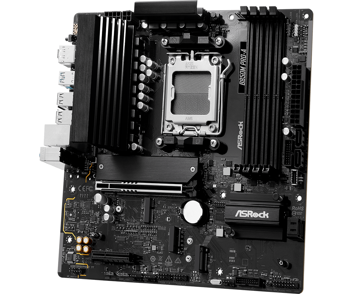 B850M PRO-A  ASROCK B850 Mothe - Am5 Micro Atx Pcie 5.0 Motherboard 评论和价格